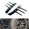 2Pcs Front Bumper Vent Sticker Car'S Door Side Modification Model Duck Type Splitter A Set Currency Exterior Parts