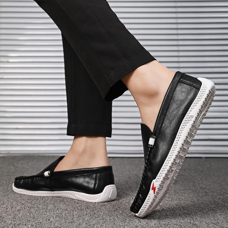 Повседневная кожаная обувь для мужчин — фото 4