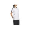 Adidas Essential 3-Stripes T-Shirt Casual Striped Print Color Block Round Neck Short Sleeve Raglan T-Shirt Women Tops White JI6978