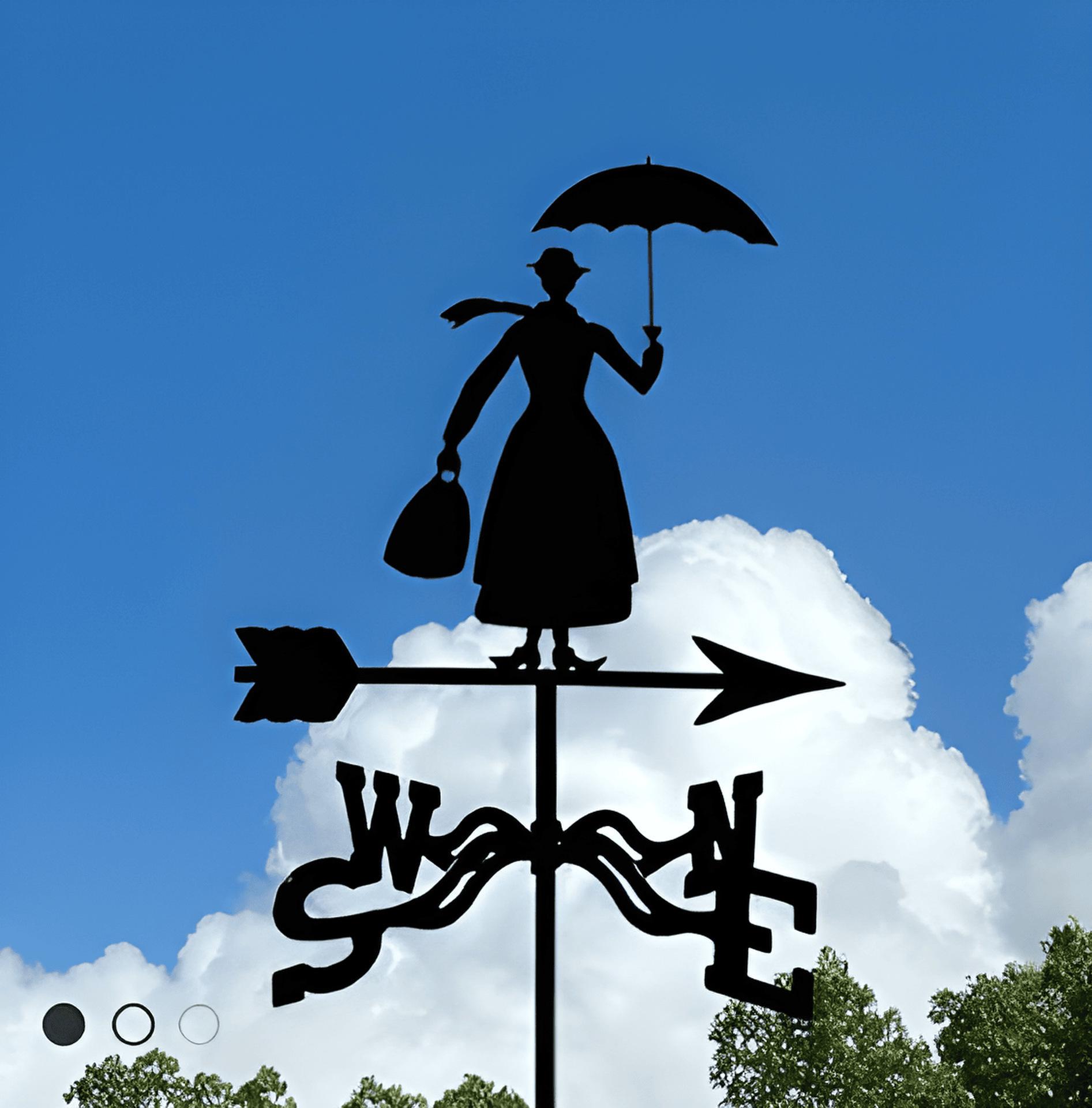 

Декоративний чавунний флюгер - зовнішня металева прикраса даху