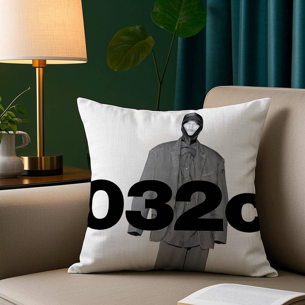 Brand c Poster Pillow Case Short Plush Print Cushion Cover Square Throw Pillow Covers Sofa Home Decor