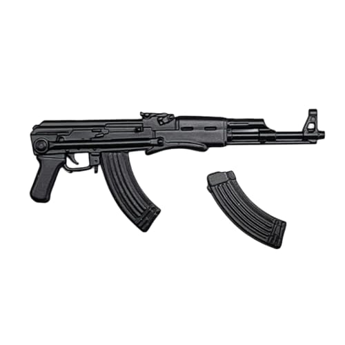 HiPlay ZYTOYS 1/12 Scale PVC Gun Set with MP5, M4, AK47, P90, and M1887 Models for Action Figure Display (ZY6001A)