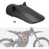 Motorcycle Rear Cushion Fender Mudguard for Surron Sur Ron Light Bee X/S Segway X260 X160 Electric Dirt Bike,Carbon Fiber Texture,PP Material