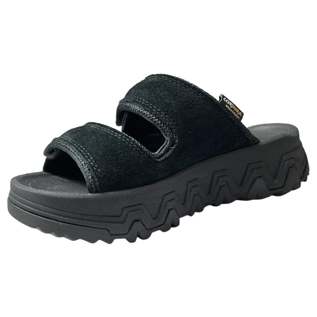 

UGG CapTrail Strap Slide Platform Sports US7 Sandals, Suede, Sole, Spring/Summer Slippers, Shoes, Women s, 1167497, Black, (24.0cm) [Used] чёрный