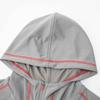 Puma Colorblock Kapuzenjacke mit Reißverschluss Langarm Herrenjacken Grau 683052-62