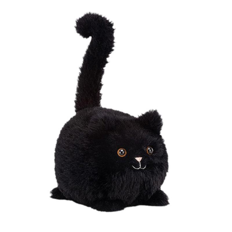 

JELLYCAT Cat Series Animal Kitten Companion and Comfort Black Doll Plush Doll 10cm Height