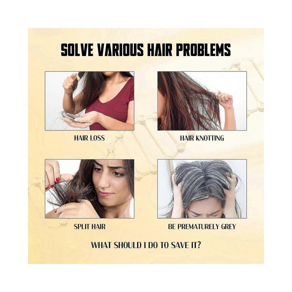 Biotin Hair Growth Serum, Biotin Hair Regrowth Serum for Scalp Loss Treatment, Topical Hair Growth Solution Roller for Thicker, Thicker Hair