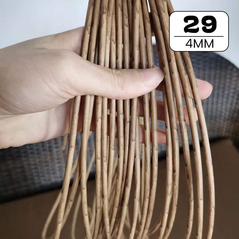 500g PE Synthetic Rattan Weaving Material Plastic Knit Furniture Repair Chair Table Round PE Rattan Basket Weaving Rattan
