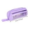 Standing Large Capacity Pencil Bag PVC Zipper Pencil Case Transparent Pencil Case  Student Learning