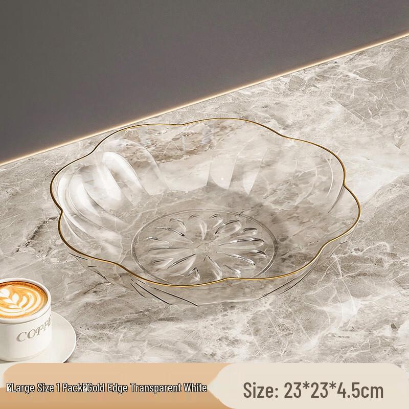 

ZISIZ Прозрачная тарелка для фруктов и закусок