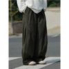 Spring and Autumn New Retro Overalls Boys and Girls Loose Casual Pants Solid Color Versatile Wide Leg Pants