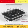 Rectangular 750/1000ml Disposable Transparent Plastic Takeout Meal Box