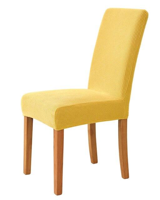 1 Stück Polarfleece-Stoff, Universalgröße, Küchenstuhlbezug, großer, hochelastischer Stuhlbezug, Sitzbezug für Wohnzimmer