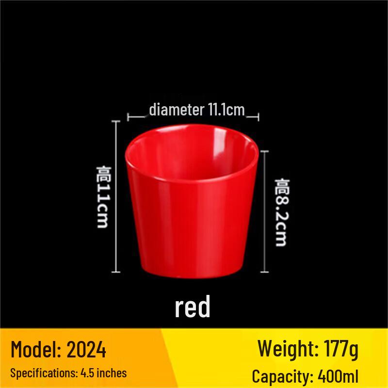 Melamine Slanted Serving Bowl
