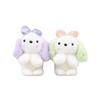 Bow Cute Rabbit Keychain Cartoon Child Schoolbag Decorative Pendant Plush Doll