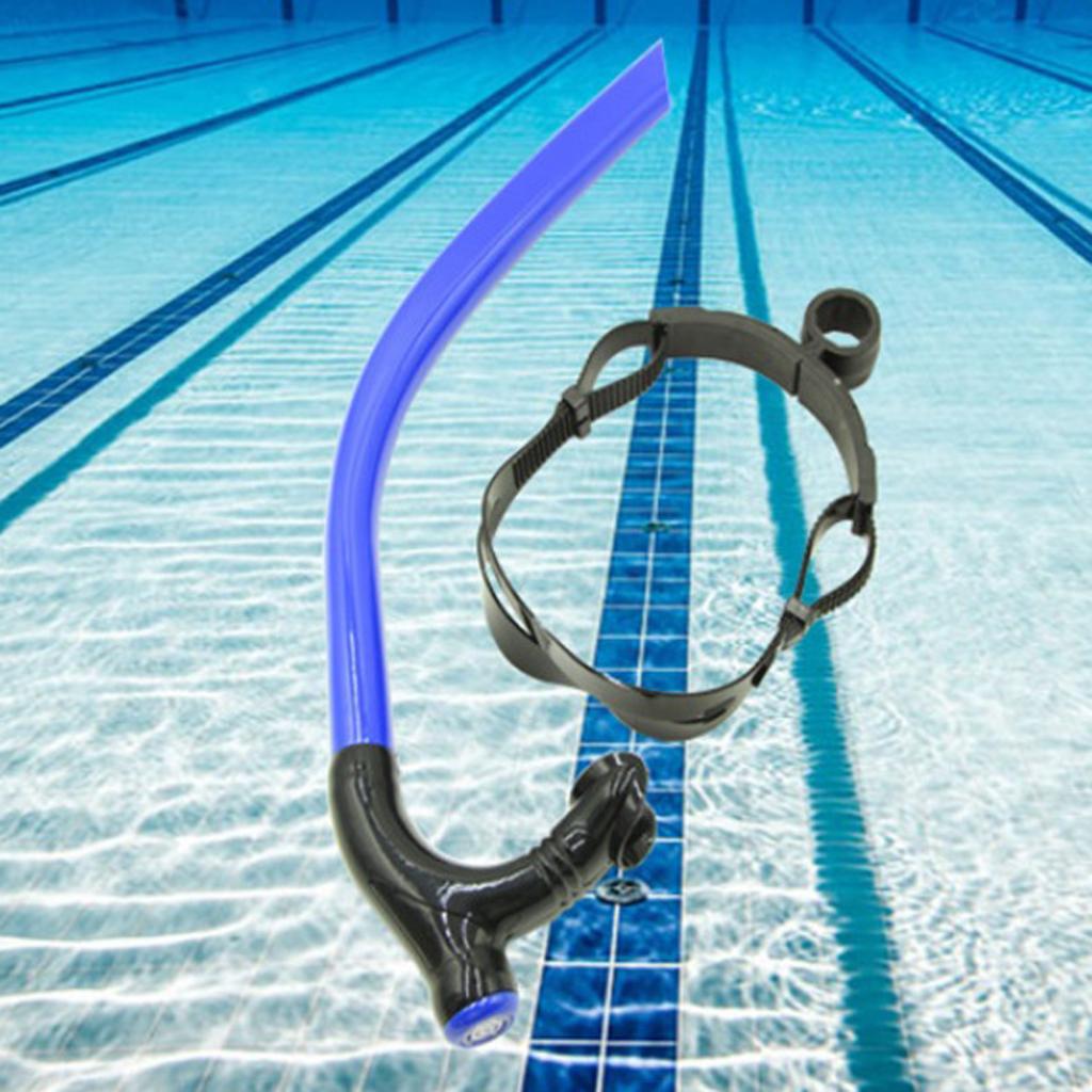 Deluxe Snorkel Swim Stroke Training Mouthpiece Tube Strap