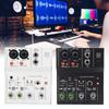 Compactly 2Channel Bluetooth-compatible Audios Mixer With 48V Phantoms Power For Studio Recording And Live Performances