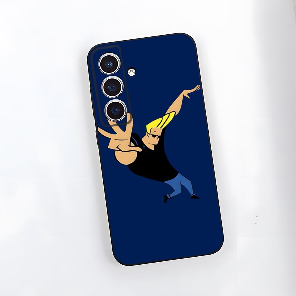 

J-Johnny Bravo Phone Case For Samsung S26 S25 Plus S20 S20 Plus S22 Ultra S23 FE S21 Plus S21 Ultra Soft Cover Samsung S24 Ultra