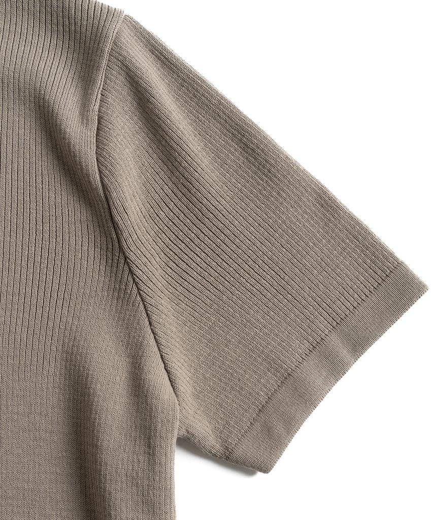 Waildeubeuligseu W23 Knitted Polo Shirt (Sand Beige)