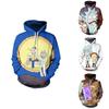 Cartoon And Rick 3d Print Casual Hoodies Women Men Sweatshirt New Pullover