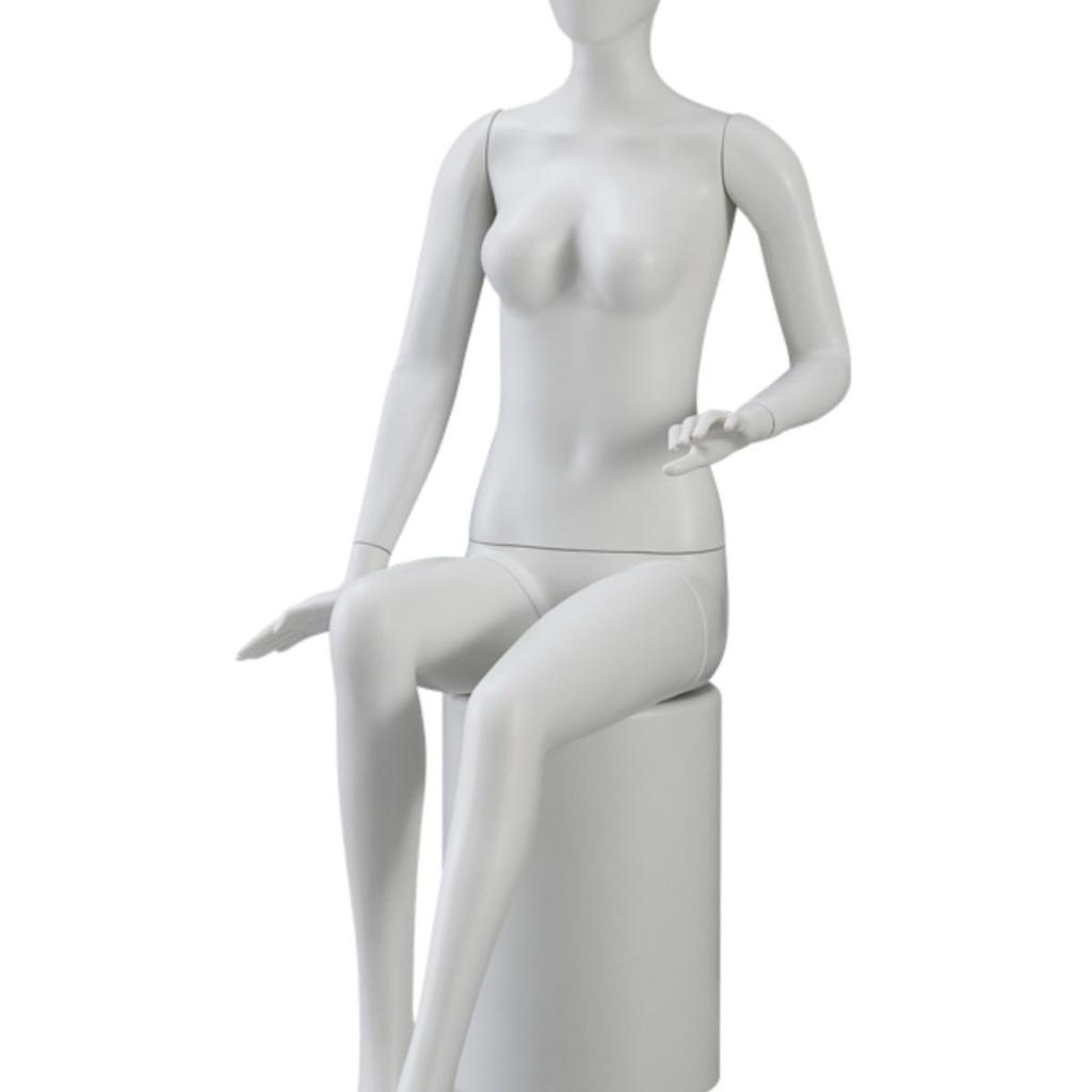Minimalist Full-Body Female Mannequin for Clothing Display, Wedding Dresses, and Lingerie
