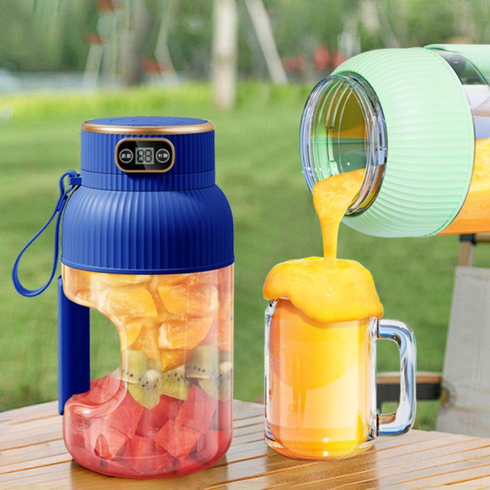 Large Capacity Fruit Juicer Cup Rechargeable Smoothie Making Bottle Fruit Blender Cup  Sports