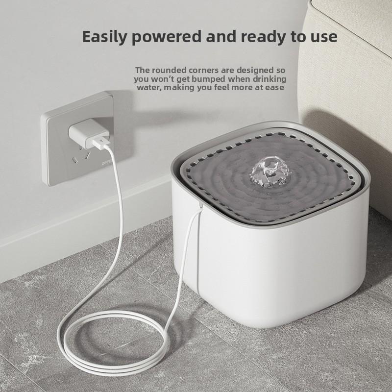Cat water dispenser automatic filtration circulating live water large capacity smart dog pet water dispenser
