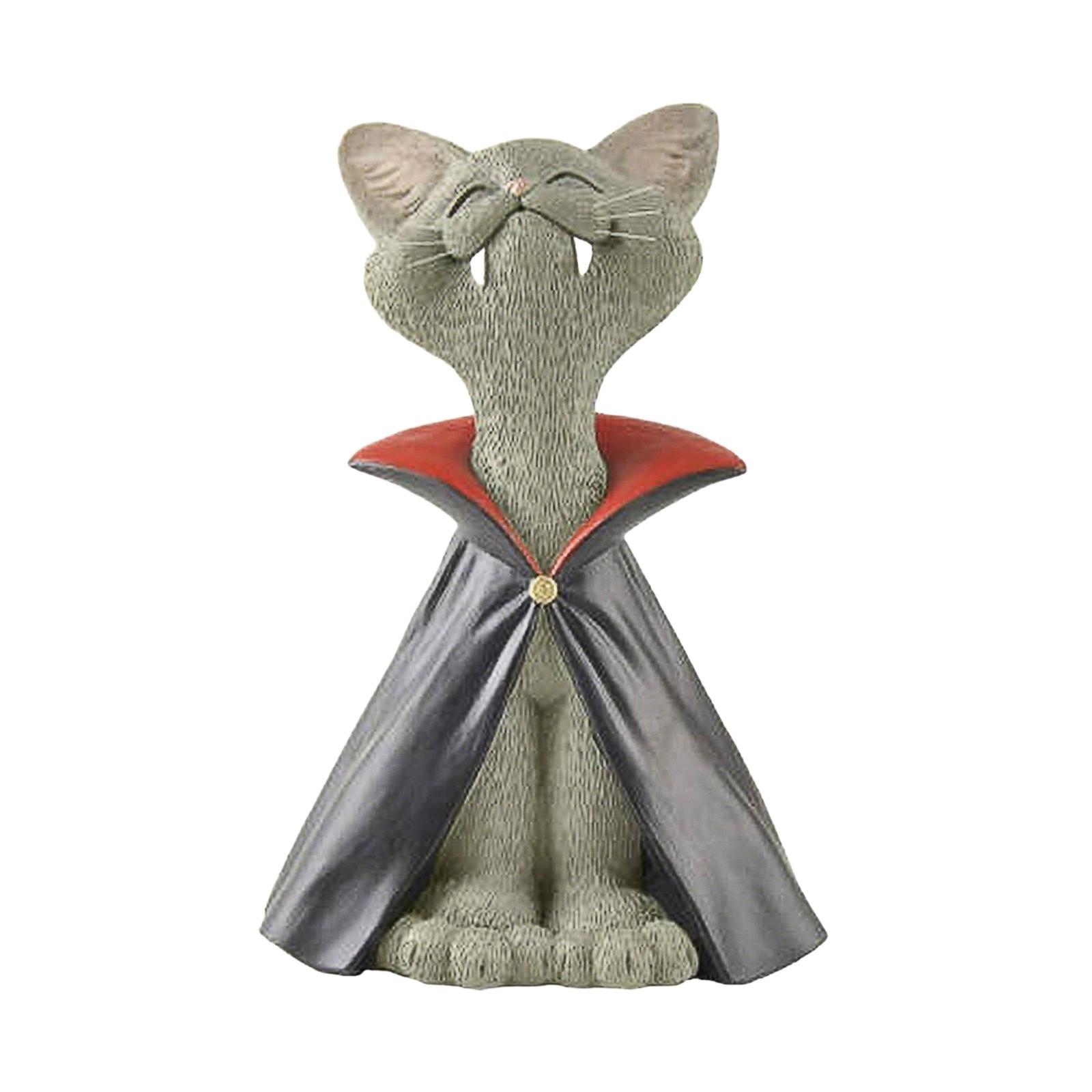 

Трансграничные Хэллоуин Кошки Смеются Смола Украшения Декорации One Size