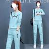 Sportswear Suit for Women in Spring and Autumn Korean Style Loose Fashionable Casual Long-sleeved Two-piece Set