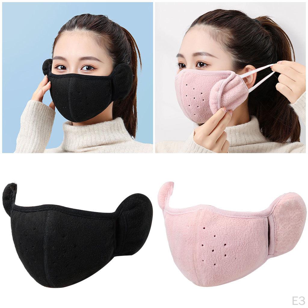 Earmuffs Covering Cold Weather Mouth Balaclava Unisex Breathable Hole Ear Warmer for Skiing Outdoor