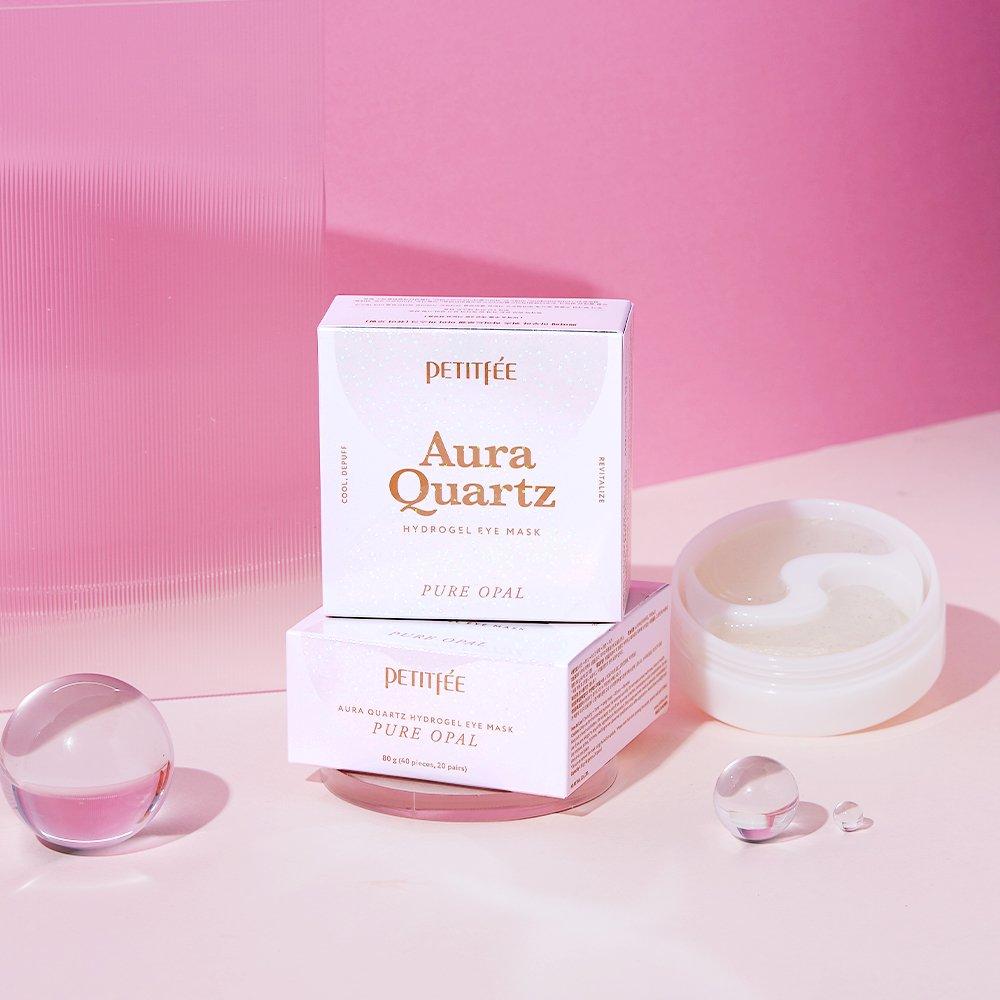 Petitfee Aura Quartz Hydrogel Eye Patch Pure Opal