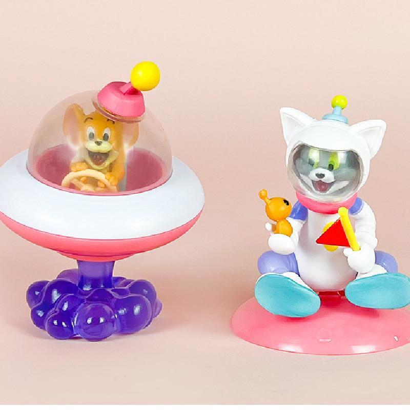 Tom Cute Cartoon And Jerry Space Series Model Set For Desktop Decoration