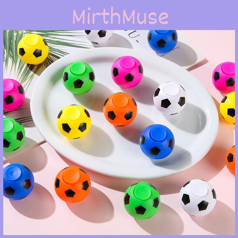Kreatives Mehrfarbiges Fußballförmiges Kunststoff-Kreisel Kinderspielzeug für Kleinkinder