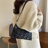 Trendy 2023 Winter Fashion Shoulder Bag Stylish Pu Leather Underarm Bag For Women