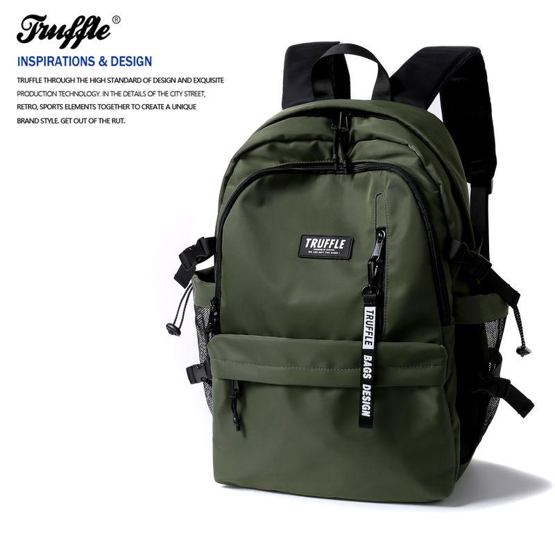 

Рюкзак Трюфель Мужской Большой Вместимости Легкий Школьный Рюкзак для Учеников Средней Школы Женский Рюкзак для Альпинизма и Путешествий Студенческий (Upgrade) SJWD-Army Green