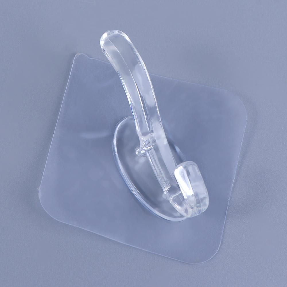 PVC Traceless Autohesion for Bathroom,Kitchen Storage Rack Wall Hooks Clothes Hanger Key Holder