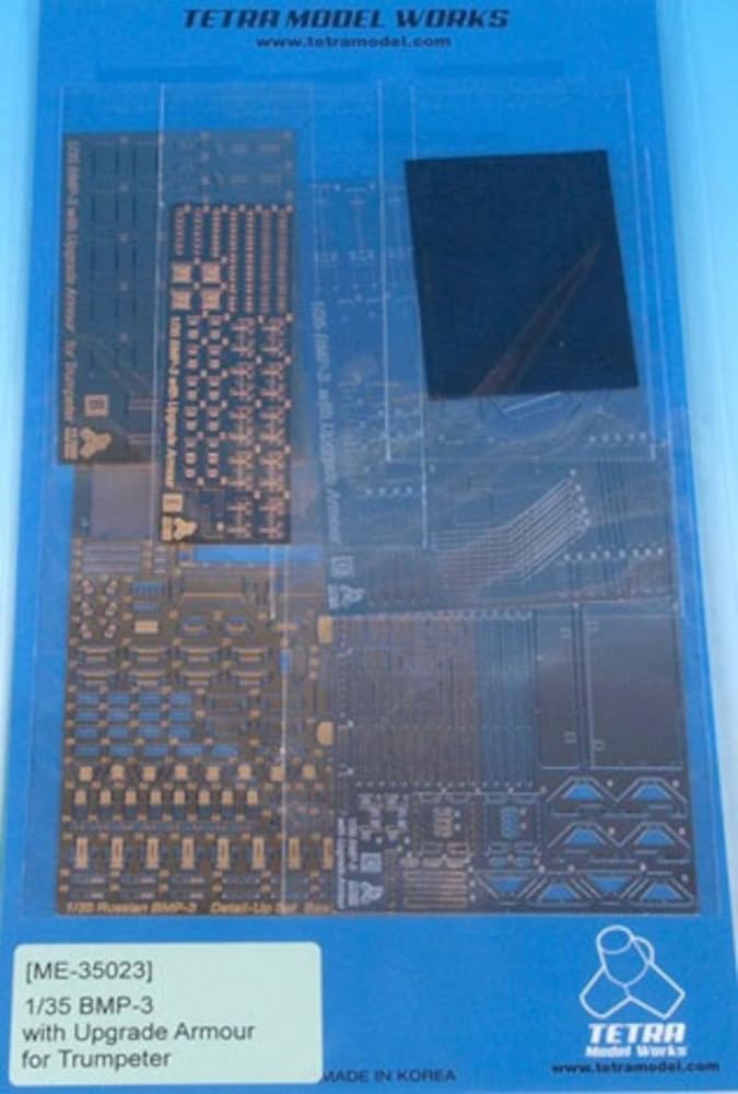 Tetra Model ME Series Russian Infantry Fighting Vehicle Mudguards with Slat Armor Plastic Model Parts ME3523 1/35 BMP-3 (TR Model)