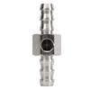 T Fitting Adapter 304 Stainless Steel Rubber High Performance For Fuel Pressure Gauge Or Sensor