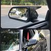Gloss Black Rearview Side Mirror Cover Caps Horn Style For 2015-21 Ford Mustang