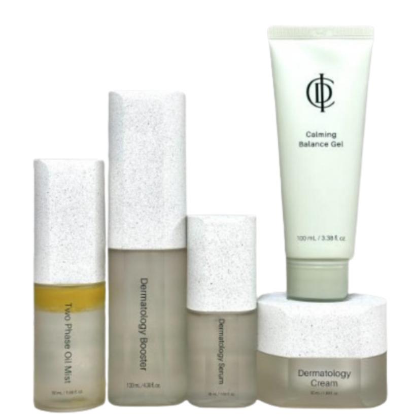 

INCELLDERM Дерматологический бустер-сыворотка-крем-масло - 5 штук (Базовый уход )K-Beauty