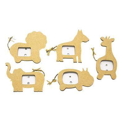 Mini-cadre animaux - GRAINE CRÉATIVE - Lot de 6 - Bois - Mixte - Pour enfants