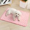 Pet Bed Non-slip Bottom Durable Seam Heart Pattern Skin-touch Comfortable Rest Cloth Padded