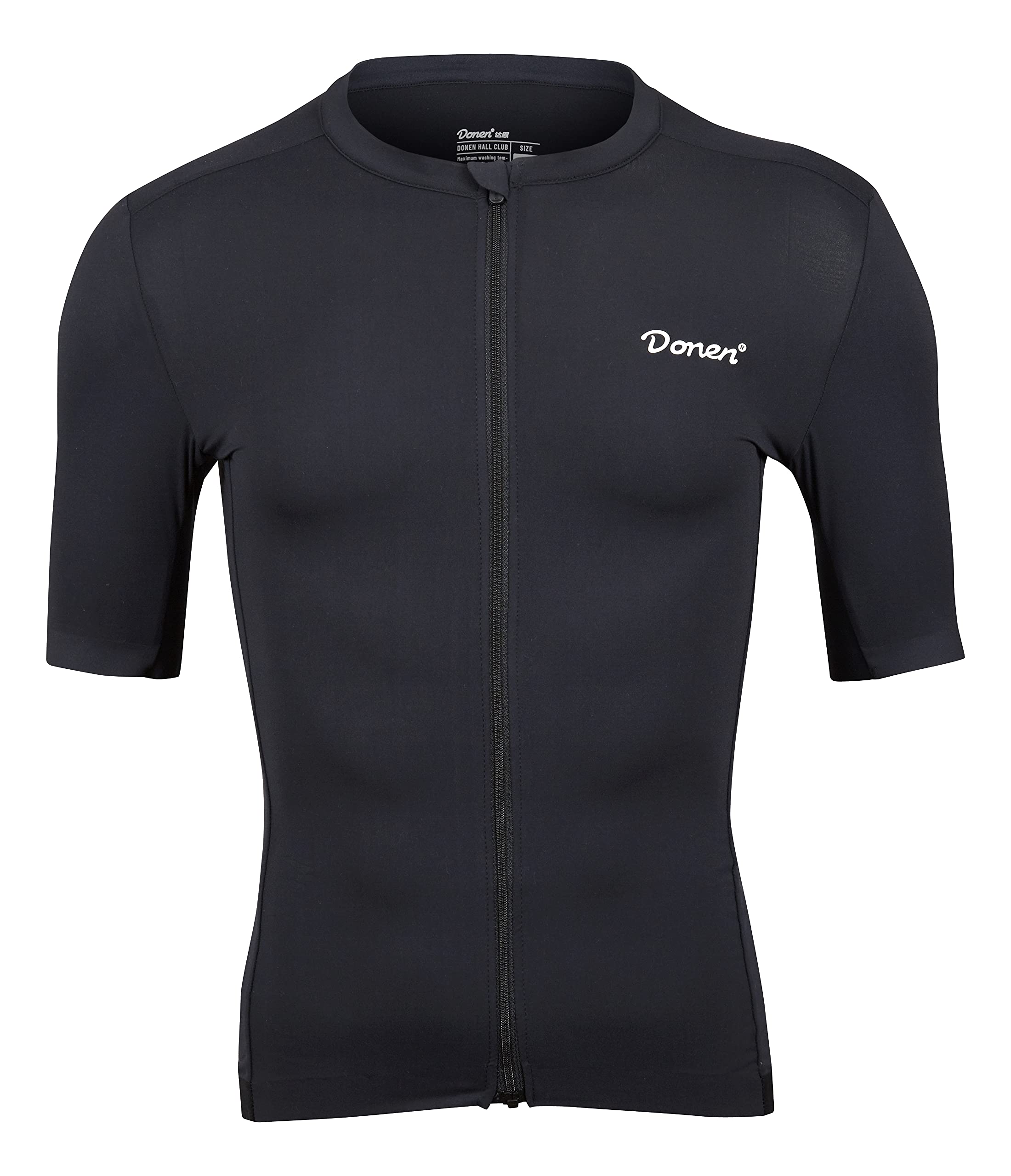 

Велоджерси мужское Donen Cycle с коротким рукавом, среднее, черное, чёрный