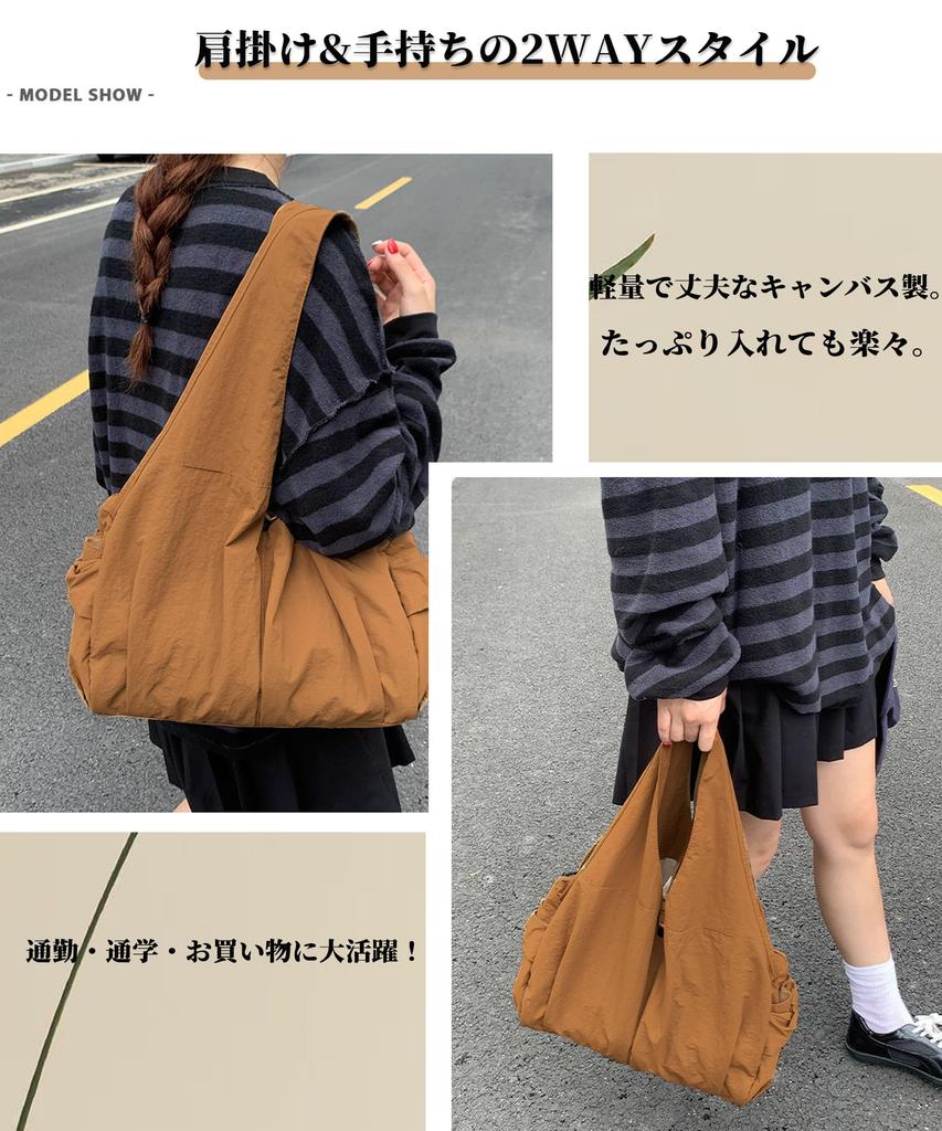 Karsaer Canvas Tote Shoulder Bag for Men and Large Canvas Shoulder Bag with Perfect for and Solid G0216 Bag, Women, Capacity, Lightweight, Waterproof,