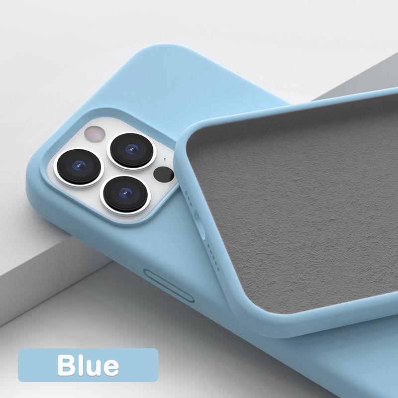 Θήκη Υγρής Σιλικόνης Για Apple iPhone 11 13 12 14 Pro Max Mini Θήκες Κινητού 7 8 Plus X XR XS Max Μαλακό Κάλυμμα Αξεσουάρ
