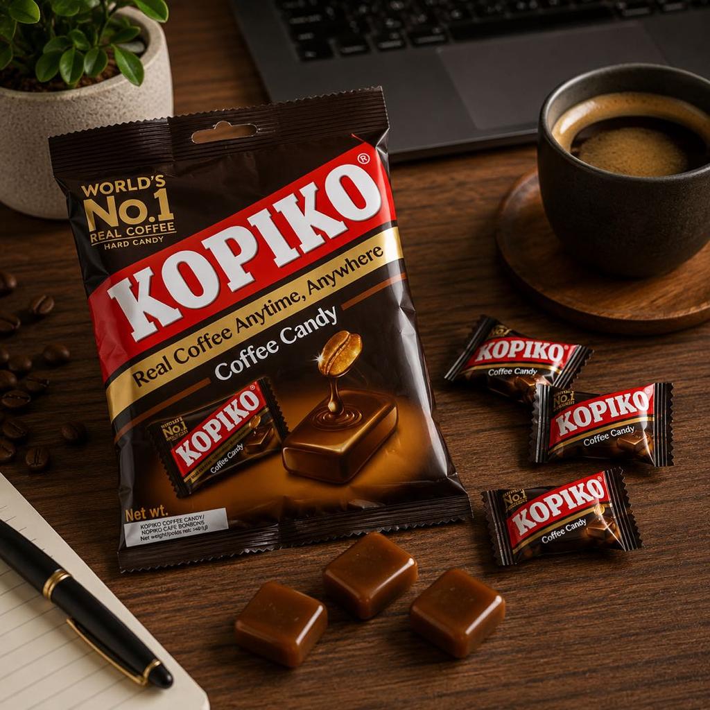 Kopiko Caramelle Originali al Caffè Cappuccino caramelle dure 140g