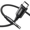 UGREEN AUX Cable USB C 3.5mm Conversion Cable [High Resolution Sound Quality] Equipped with DAC Highly Durable Nylon Braid USB C AUX Conversion Cable