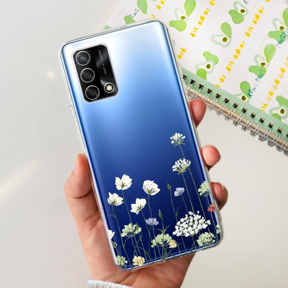 For OPPO A74 4G Case CHP2219 Cover Popular Flower Art Painted Soft Silicone Case For OPPO A95 4G Reno6 Lite CHP2365 OPPOA74 Etui