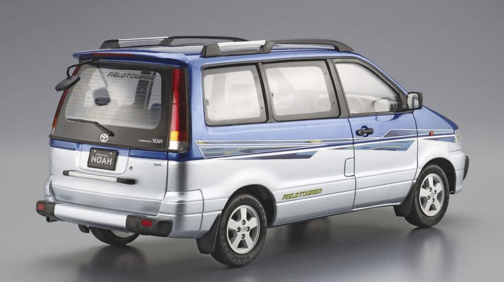 Aoshima Bunka Kyozai The Model Car Series 126 Toyota SR40G Town Ace Noah 1996 Plastic Model (AOSHIMA) 1/24 No. Ace/Lite