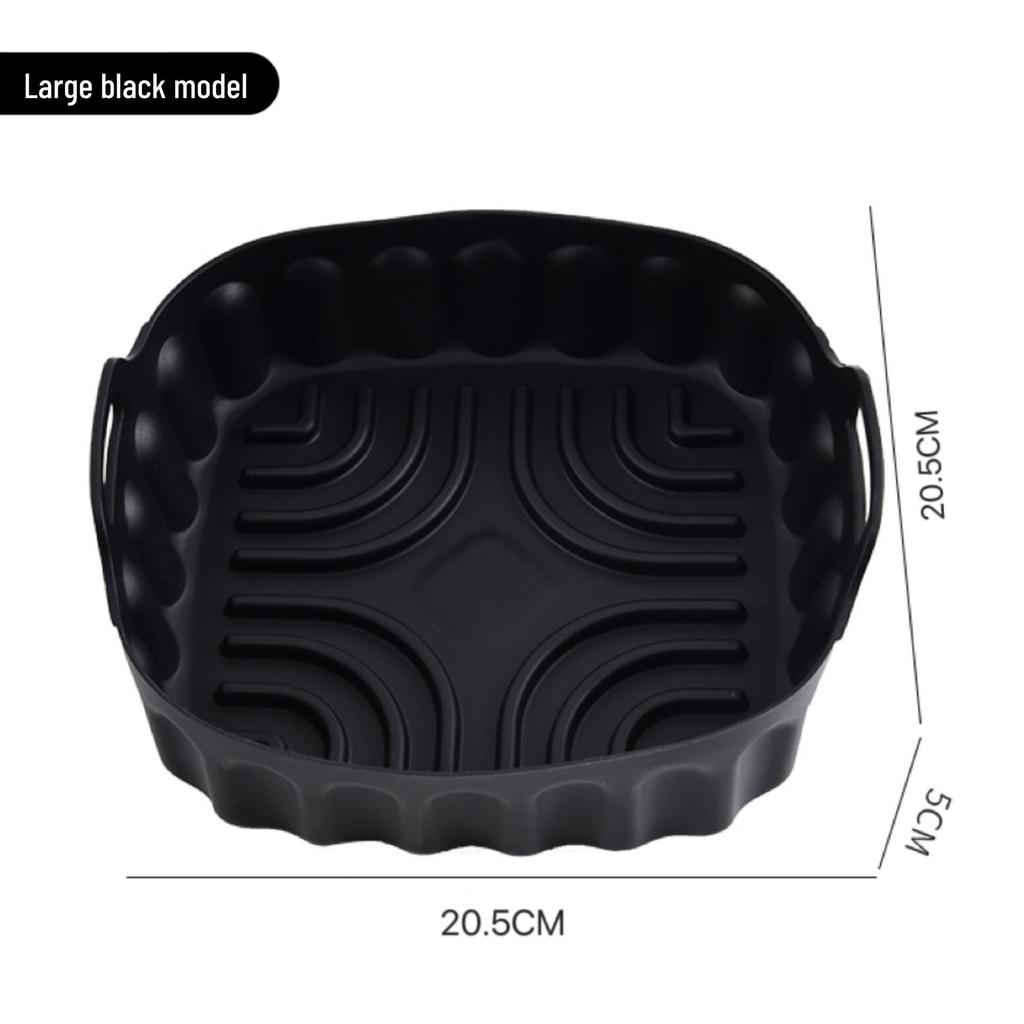 High-Temperature Resistant Silicone Air Fryer Baking Tray and Cake Mold